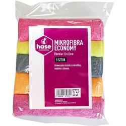 Hase ścierki z mikrofibry 32x32cm Economy 9721, 5 sztuk